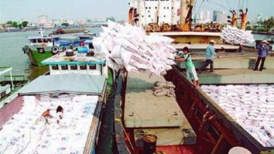 March rice exports rise sharply